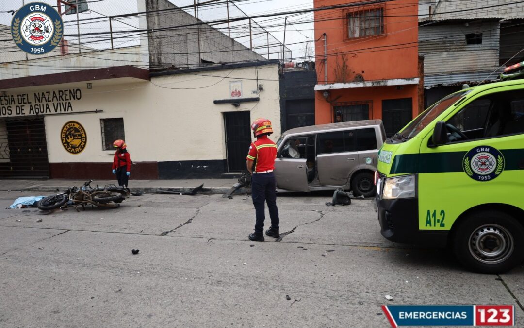Tragedia Matutina en Barrio Moderno: Motorista de 39 Años Pierde la Vida en Violenta Colisión Vehicular en Zona 2