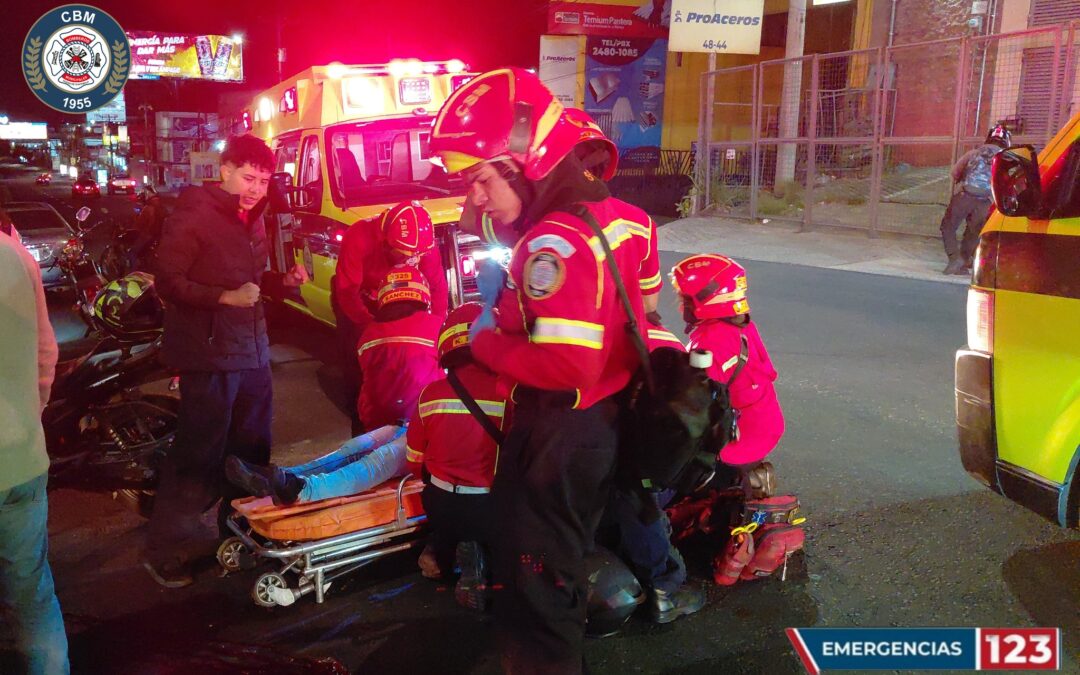 Balacera en Arteria Principal: Mujer de 25 Años Lucha por su Vida Tras Disparo en la Cabeza en Villa Nueva