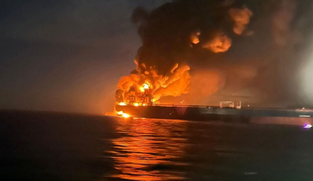 Ucrania ataca en el Mediterráneo a un petrolero de la “flota fantasma” rusa