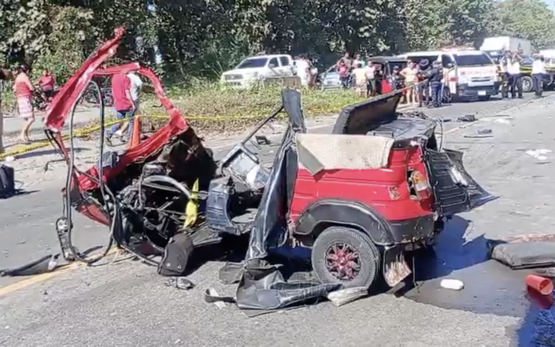 Colisión entre Camión y Tuc Tuc Deja un Fallecido en Ruta CA-2