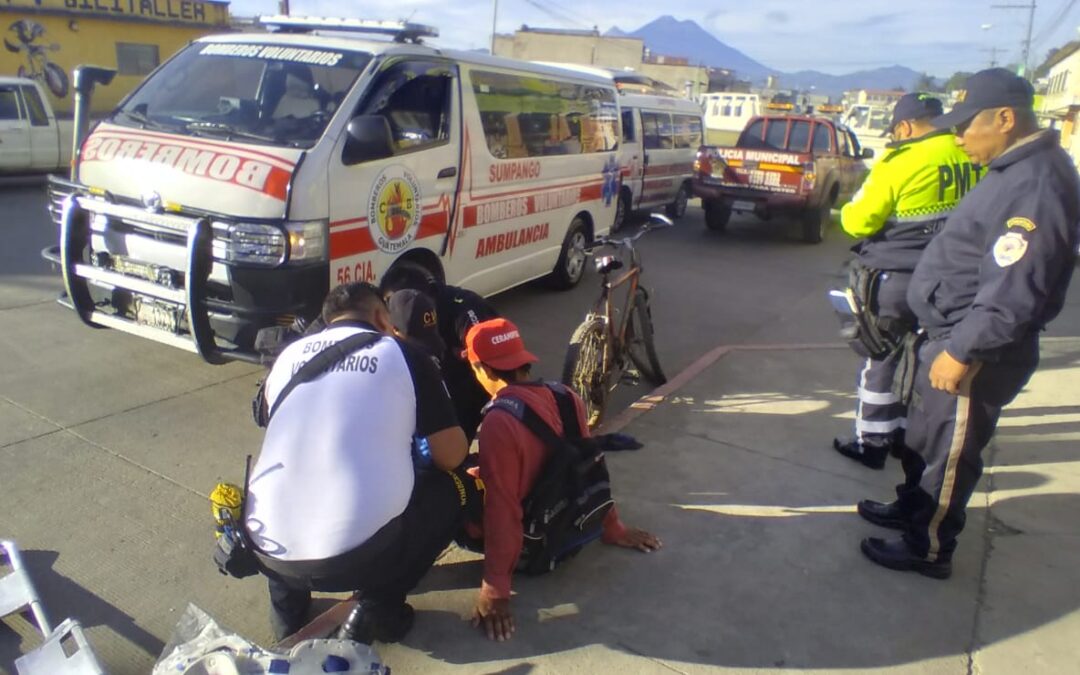 Atropello a Ciclista en Sumpango Provoca Heridas Graves