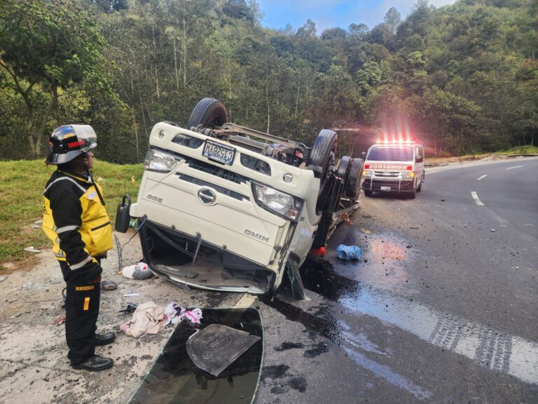 Vuelco de Camión Interrumpe Tráfico en Ruta Interamericana