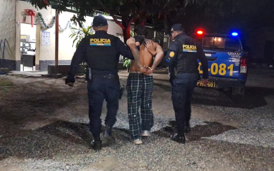 Captura de Integrante del Barrio 18 en Operativo Policial en El Progreso
