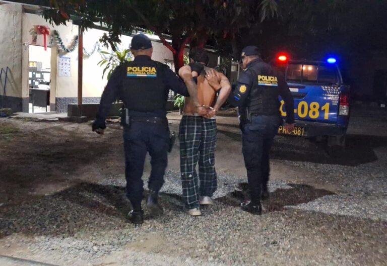 Captura de Integrante del Barrio 18 en Operativo Policial en El Progreso