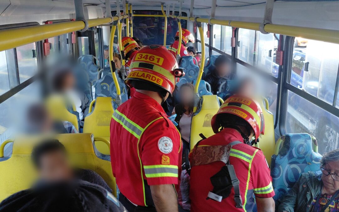 Asalto Armado en Bus de Zona 1 a Zona 21 Deja Pasajeros Despojados
