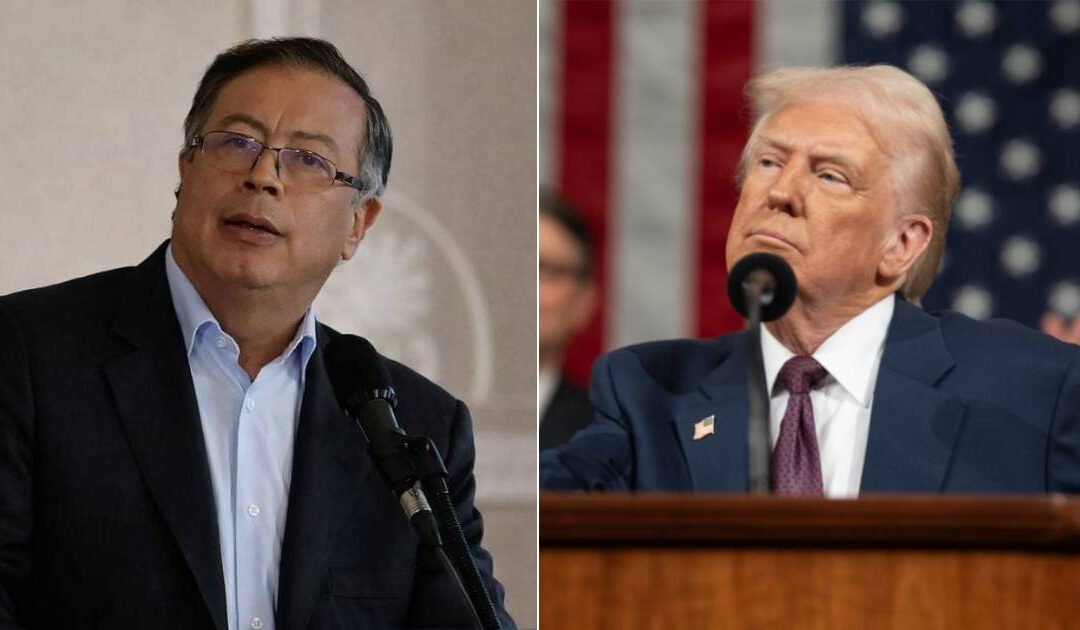 Trump sostiene llamada con Petro y permite a periodistas escuchar la conversación
